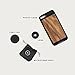 Moment Wallet iPhone X Case - Slim, Credit Card Carrying, Wrist Strap Friendly Case for Photography and Camera Lovers (Premium Black Leather)