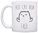 Funny Cat Gifts Best Cat Mom Ever Rude Cat Lovers Cat Memes Gift Coffee Mug Tea Cup White