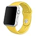 38mm Apple Watch Band, Perman Sports Comfort Smooth Silicone Smart Watch Replacement Bracelet Strap Band Watchband for Apple Watch Yellow