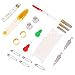 Mlife Embroidery Floss with Organizer Storage Box - 156Pcs Embroidery Kit Includes 100 Skeins Rainbow Color Embroidery Threads, Friendship Bracelets String with 56 Pieces Cross Stitch Tools