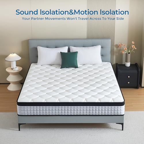 dosleeps Single Mattress 3FT,9 Inch 9-Zone Orthopedic Mattress with Memory Foam & Pocket Springs and 3D Breathable Fabric- Motion Isolation (90x190x22cm)