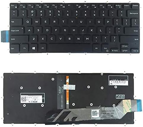 Amazon Com Shuhan Computer Laptop Accessory Us Version Keyboard With Keyboard Backlight For Dell Inspiron 13 5368 5378 5578 7368 7378 Laptop Keyboard Replacement Parts Electronics