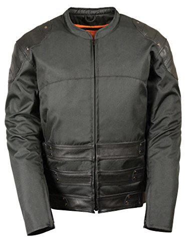 Milwaukee Performance Men's Textile Swat Jacket with Leather Tri Belts (Black, X-Large)
