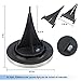 Elfeland Solar Ground Lights 8 LEDs Solar Lights Outdoor Waterproof Auto On/Off Landscape Spike Lawn Light Pathway Light Solar Powered Disk Light for Yard Deck Lawn Patio Walkway (White-4 Pack)