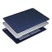 MOSISO Plastic Hard Shell Case & Keyboard Cover & Screen Protector Only Compatible with MacBook Pro Retina 15 inch (Model: A1398, Older Version Release 2015 - end 2012), Navy Blue