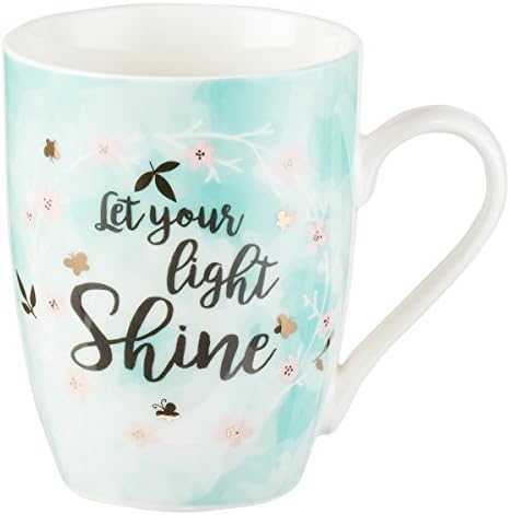 "Let your Light Shine Coffee Mug, 4" Tall.