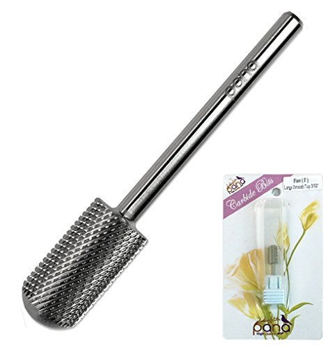 Pana Brand Professional SILVER F (FINE)Smooth Round Top Large Dome Top Barrel Carbide Bit 3/32" Shank Size