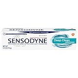 Sensodyne Deep Clean Toothpaste for Sensitive Teeth, 4 Ounce Tube