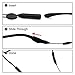 JBER Eyeglass Retainer, No Tail Eyeglasses and Sunglasses Holder Strap with 4 Anti-Slip Hooks (10-15.8 Inch)
