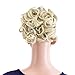 SWACC Short Messy Curly Dish Hair Bun Extension Easy Stretch hair Combs Clip in Ponytail Extension Scrunchie Chignon Tray Ponytail Hairpieces (Beige/Blonde Mixed-24T613#)thumb 2