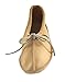Bastien Industries Women's Maple Tan Moose Hide Leather Ballet Earthing Moccasins (9, Natural Tan)