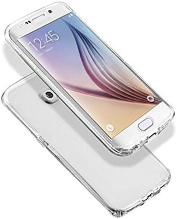 Samsung Galaxy S7 S6 Edge S5 S4 Note 5 4 3 Funda Ultra thin Soft Gel 360 Full Body Phone Cases ( Clear, G360 Core Prime)
