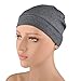 Unisex Skull Cap 2-Pack Multifunctional Headwear Helmet Liner Cotton Beanie Hat Chemo Cap Night Sleep Cap for Men/Women