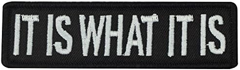 Yahong IT IS WHAT IT IS Tactical patch-Black