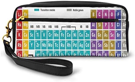 Pencil Case Pen Bag Pouch Stationary,Educational Artwork for Classroom Science Lab Chemistry Club Camp Kids Print,Small Makeup Bag Coin Purse