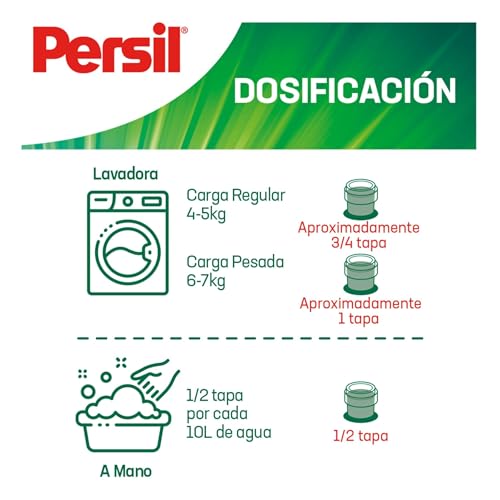 Persil - Detergente Gel Universal 4.65L Jabón Líquido para Ropa Acción Profunda (66 cargas), Remueve Manchas, Limpieza con Frescura Duradera, Tecnología Alemana