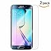 TANTEK [2-Pack Screen Protector for Samsung Galaxy S6 Edge(NOT S6),[Not Glass] TPU Film Curved Edge to Edge,Ultra Clear,Anti Scratch,Bubble Free,Case Friendly