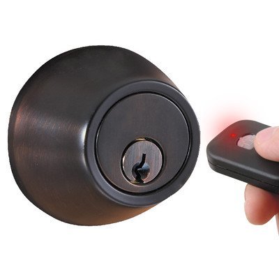 MiLocks WF-02OB Digital Deadbolt Door Lock with Keyless Entry via Remote Control for Exterior Doors, Oil Rubbed Bronze by MiLocks