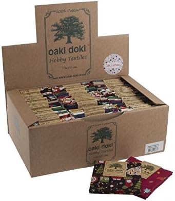 Oaki Doki Fat Quarter Fabric Christmas Cotton Prints - each