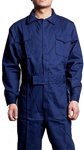 Decalon Unisex Long-Sleeve Basic Cotton Work Coverall