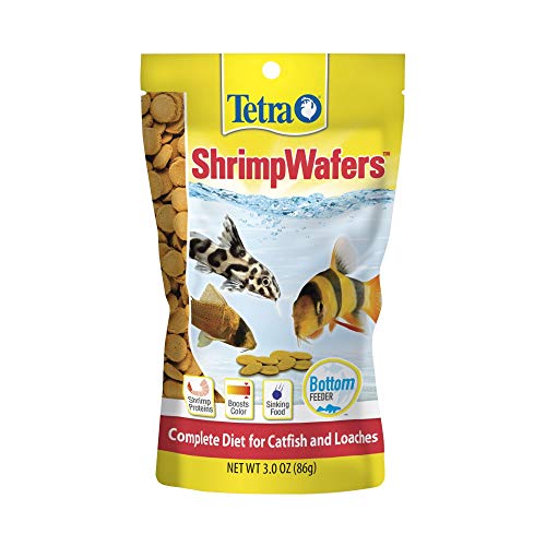 TETRA SHRIMPWAFERS COMPLETE DIET FOR CATFISH AND LOACHES 3 OUNCE