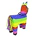 Aurabeam Original Classic Donkey Pinata (Rainbow Color) - Mexican Piñata - Handmade in Mexico
