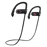 i-SUPERSIM Wireless Headphone, Wireless Bluetooth Sport stereo Headset, V4.0 Bluetooth, High-fidelity Stereo Music, Ergonomic Design for Smartphones - Black