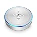 Bluetooth Conference Speaker - eMeet M1 Silver Wireless Conference Phone Conference Speakerphone 360° Audio Pickup LED Indicate Conference Call Speaker 6+1 Microphone, for Skype Mobile Phone