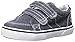 Sperry Halyard Hook & Loop Boat Shoe (Toddler/Little Kid),Navy Saltwash Canvas,11 M US Little Kid
