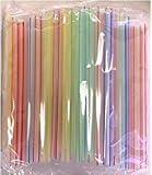 Acc U Rate 172 Pcs. Clear With Stripe Boba Straws