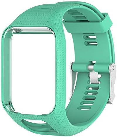 Keweni For Tom Tom Straps Replacement Silicone Watchbands Straps for Tom Tom Adventurer/Tom Tom Golfer 2/ Tom Tom Runner 2/ Tom Tom Runner 3/ Tom Tom spark/Tom Tom spark3