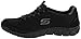 Skechers Sport Women's Rock Around Fashion Sneaker,Black Shimmer,8.5 M US