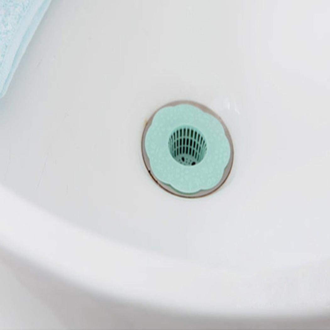 Yerflew Flower-shaped Floor Drain Bathroom Hair Catcher Sink Food Strainers