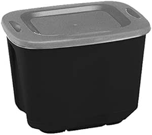 HOMZ Caja de Bolsa de Almacenamiento de plástico, con Tapa, 32 galones