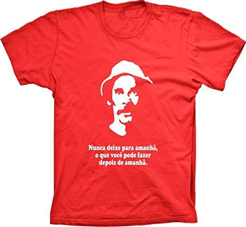 Camiseta Chaves Seu Madruga Nunca Deixe Para Amanhã