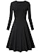 Laksmi Women's Long Sleeve Elegant Vintage A Line Dress