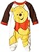 Disney Baby-Boys Newborn Pooh Coverall, Off-White, 3-6 Months