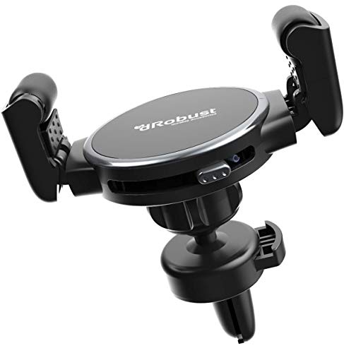 dRobust Air Vent Phone Holder -Unique&Innovative Roller System- Cell Phone Holder for Car Vent - Car Phone Mount - Phone Cradle Compatible with iPhone Xs XS Max XR X 8 8+ 7 7+ 6+ 6 Samsung (Air Vent)