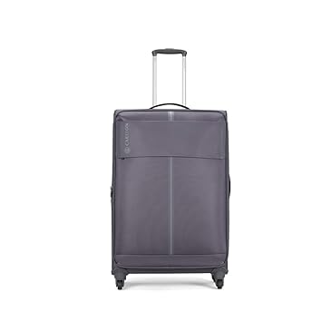 Carlton Carlton Pegasus Polyester 78 cms Grey Softsided Check-in Luggage (105J478070)