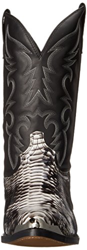 Laredo Men's 68067 Monty Western Boot,Black / White,12 XW US