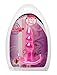 Trinity Vibes Bubbles Bumpy Starter Anal Plug, Pink (AD921)