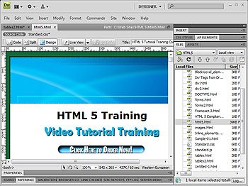 HTML, JavaScript, CSS Tutorial Training Course on 1 DVD