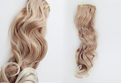 Free Shipping Manufacturers Selling High Temperature Wire Materials Best-selling Layer 7 Wave Women Hair Extention (gold)