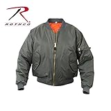 Rothco Kids Ma-1 Flight Jacket-Sage, Medium