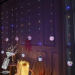 Wishing Ball Curtain Twinkle Starry Light 8 Modes