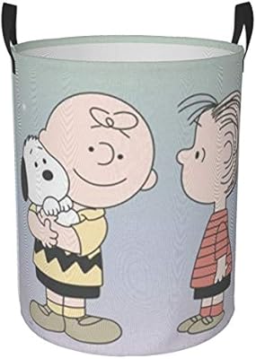 Amazon Co Jp スヌーピーの壁紙が抱かれています ランドリーバスケット 撥水加工 軽量薄型 丸型 収納袋 布製雑貨収納ボックス 大容量 シンプルで おしゃれ 可愛い 洗濯かご ホーム キッチン