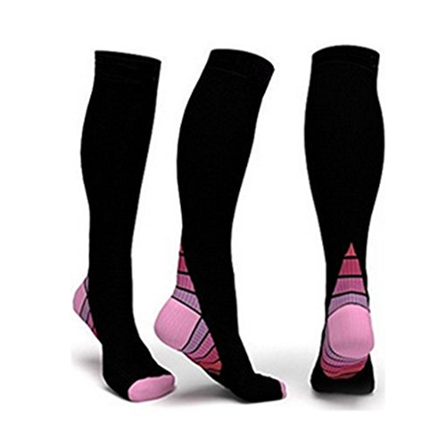 Iumer ompression Socks for Men & Women, BEST Graduated Athletic Fit for Running, Nurses, Shin Splints, Flight Travel, & Maternity Pregnancy.