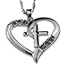 Embolden Jewelry Christian Cross Necklace | Cubic Zirconia Heart Pendant for Women | Jesus Loves | AAA CZ - Mother's Day, Easter or Christmas Gift