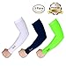 SHINYMOD 3 Pairs Arm Sleeves Compression UV Sun Protection UPF50+ Cooling Sports Sleeves for Men Women Cycling Golf