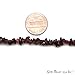 GM GemMartUSA Garnet Natural Raw Chip Beads Strands | Semi-Precious | AAA+ Quality 1 Strand 34” | DIY Bracelet Jewelry Making, Healing Crystal Craft| 4-6mm - Red Color Gemstones (CHGT-70001)